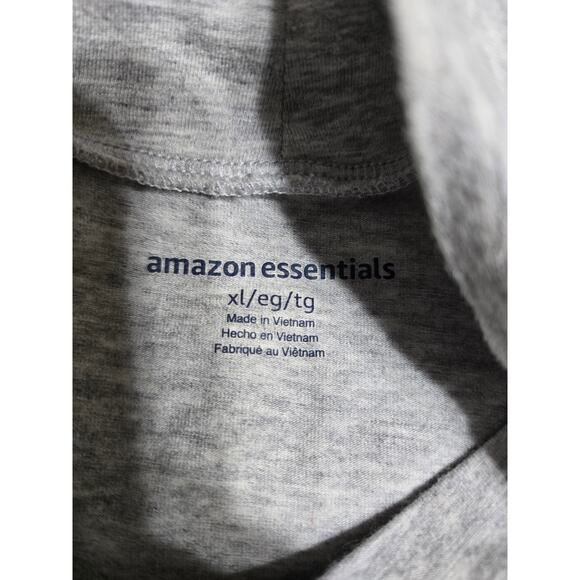 Amazon essentials xl women's grey turtle neck short sleeve shirt - Picture 3 of 7